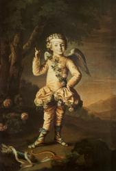 Аргунов Н.И. Портрет Ивана Якимова в костюме Амура. 1790